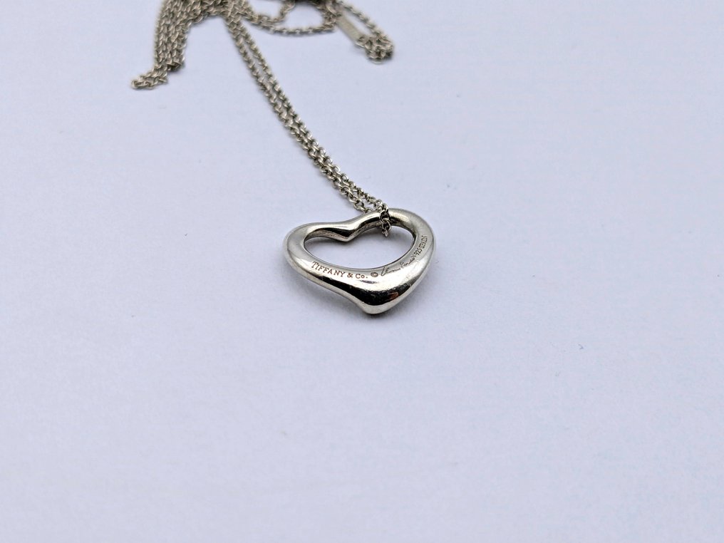 Senza prezzo di riserva - Tiffany & Co. - Collana Argento - Collana con cuore aperto #2.1