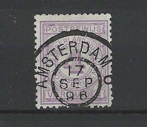 Hollandia 1884 - Postai bélyegek - NVPH PW1/PW7 #3.2