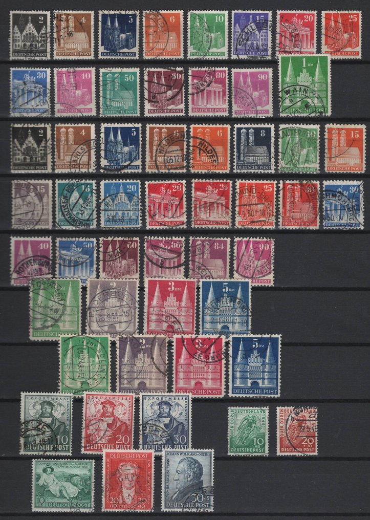 Ocupação Aliada - Alemanha 1945/1949 - Parte de várias frases das zonas ocidentais #3.2