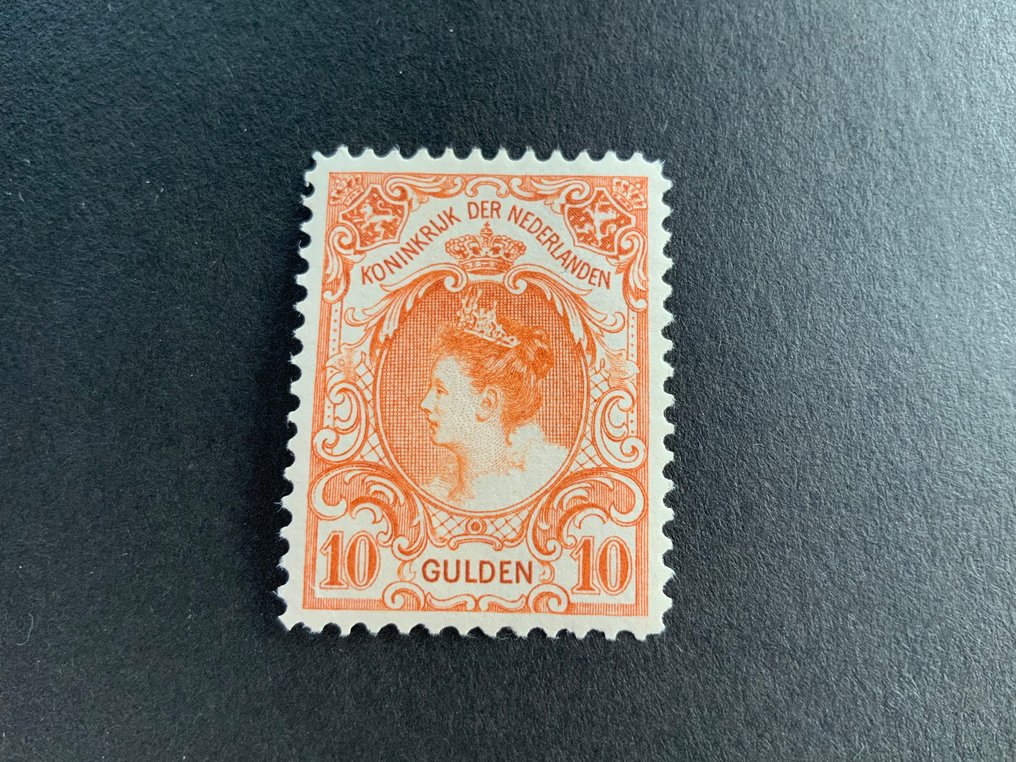 Ολλανδία 1899/1905 - Ολλανδία 1905-βασίλισσα Wilhelmina Μπλε πουκάμισο-Nvph 80 αχρησιμοποίητο. - Nederland #1.0