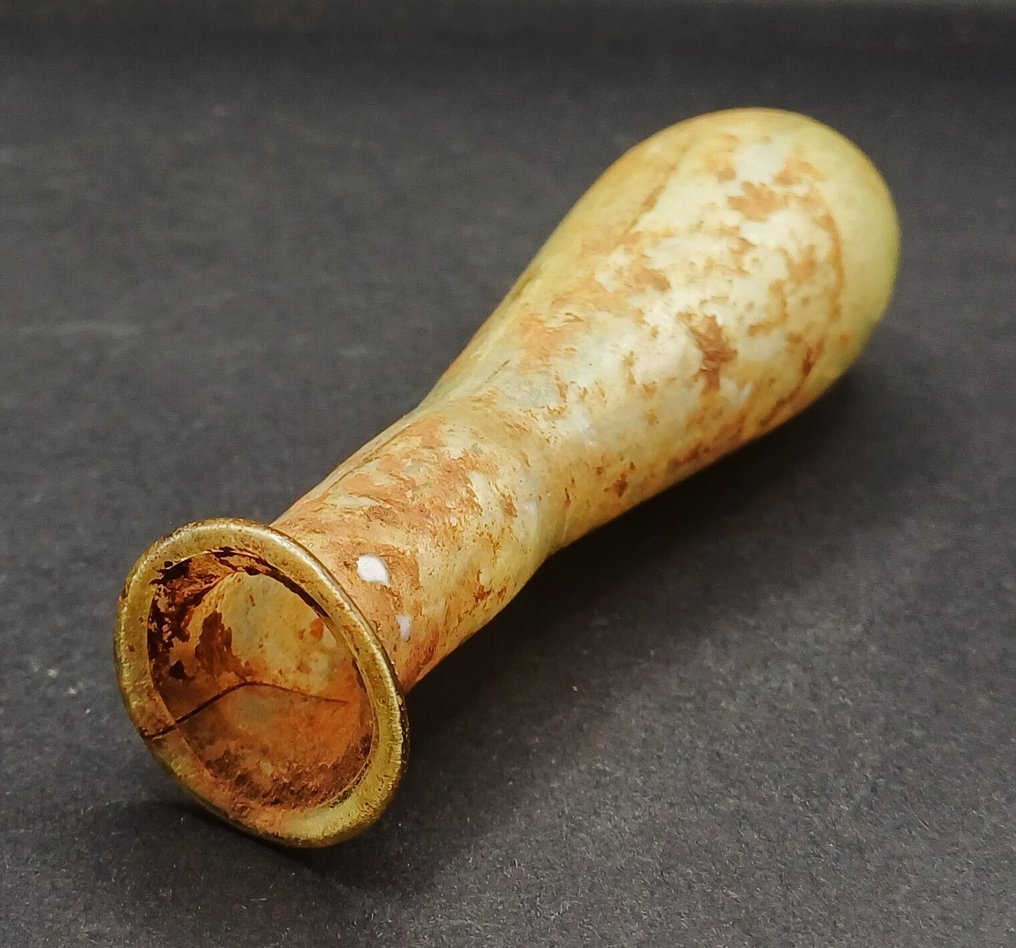 古罗马 玻璃 Cosmetic bottle - 100 mm  (没有保留价) #1.0