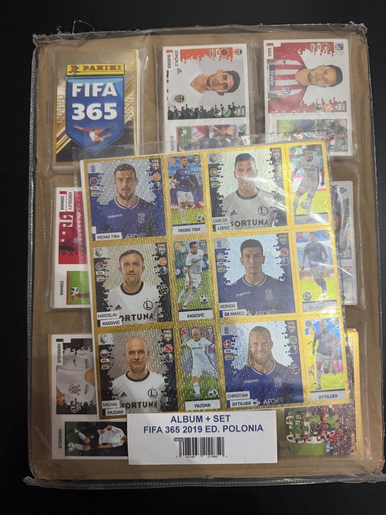 2019 Panini Calciatori 2019/20 Empty album + complete loose sticker set - Excellent (EX) #1.0
