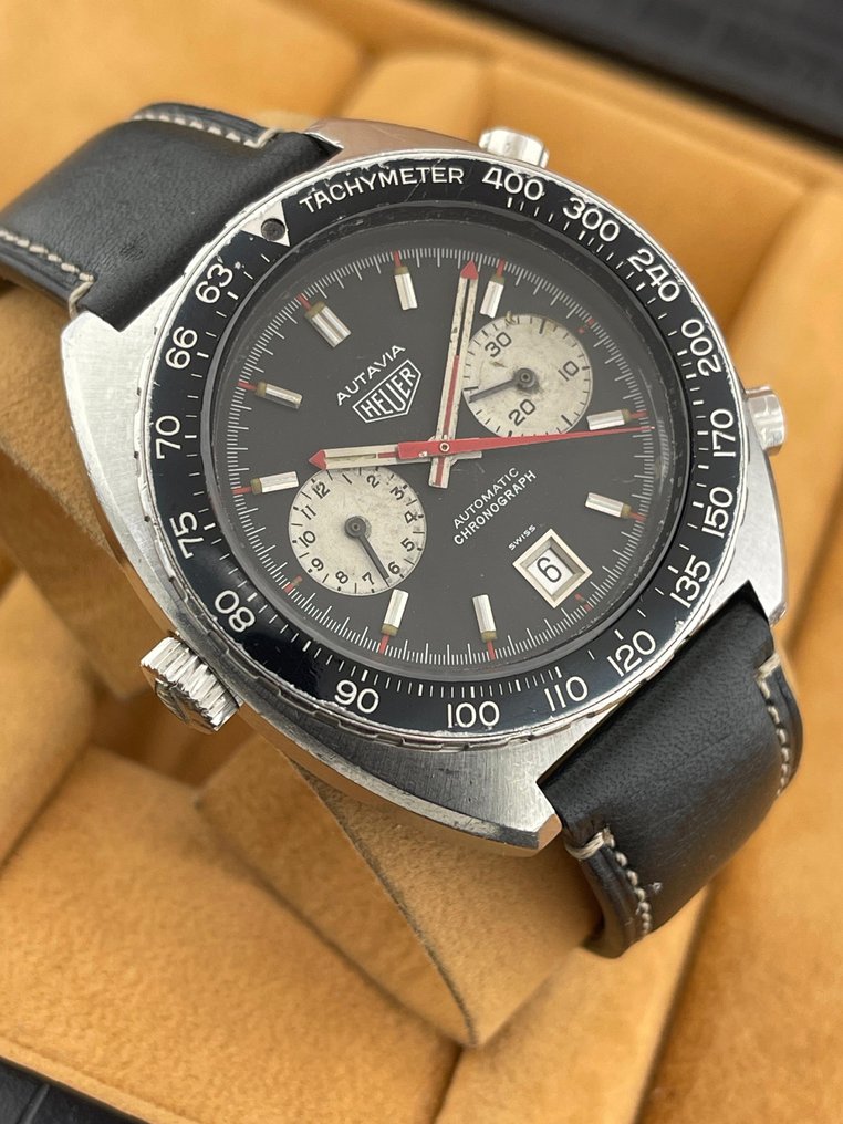 Heuer - Autavia 1163V “Viceroy” – Automatic Chronograph (Calibre 12) - Férfi - 1974 #2.1