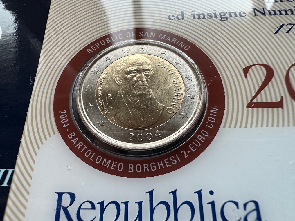 Σαν Μαρίνο. 2 Euro 2004 "Bartolomeo Borghesi"  (χωρίς τιμή ασφαλείας) #3.2