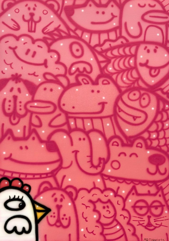 Mr Turkey - The Little Chicken in the Pink City - NO reserve #1.0