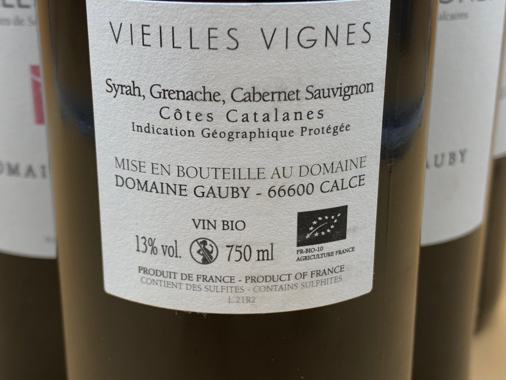 2021 Domaine Gauby Vieilles Vignes Rouge - Côtes du Roussillon - 6 瓶 (0.75L) #3.2