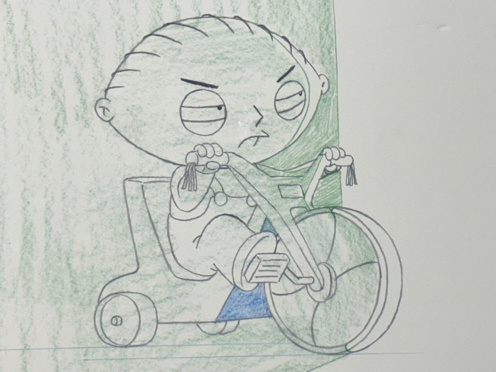 Family Guy - 1 Original Stewie Lithograph (2005) certificated #1.0