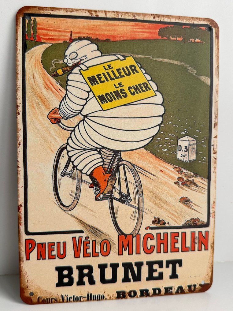 廣告人物 - 单一米其林Bibendum罐装广告Pneu Vélo - 2000-2010 #1.0