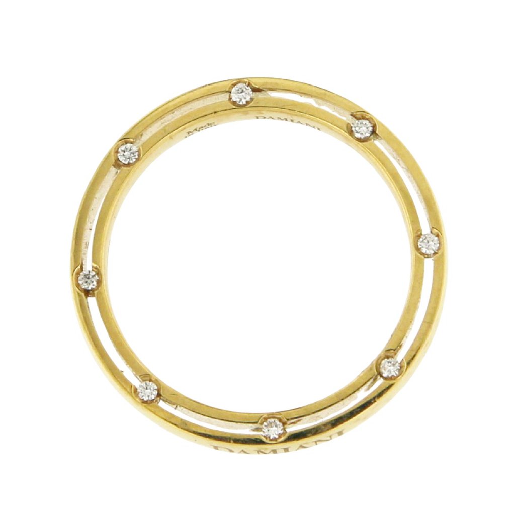 Damiani - 戒指 - 18 克拉 黃金 - 0.16ct. tw. 鉆石 (天然) #4.3