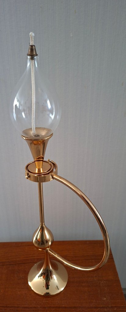 Freddie Andersen - Oljelampe - Messing - Klare dråper #2.1