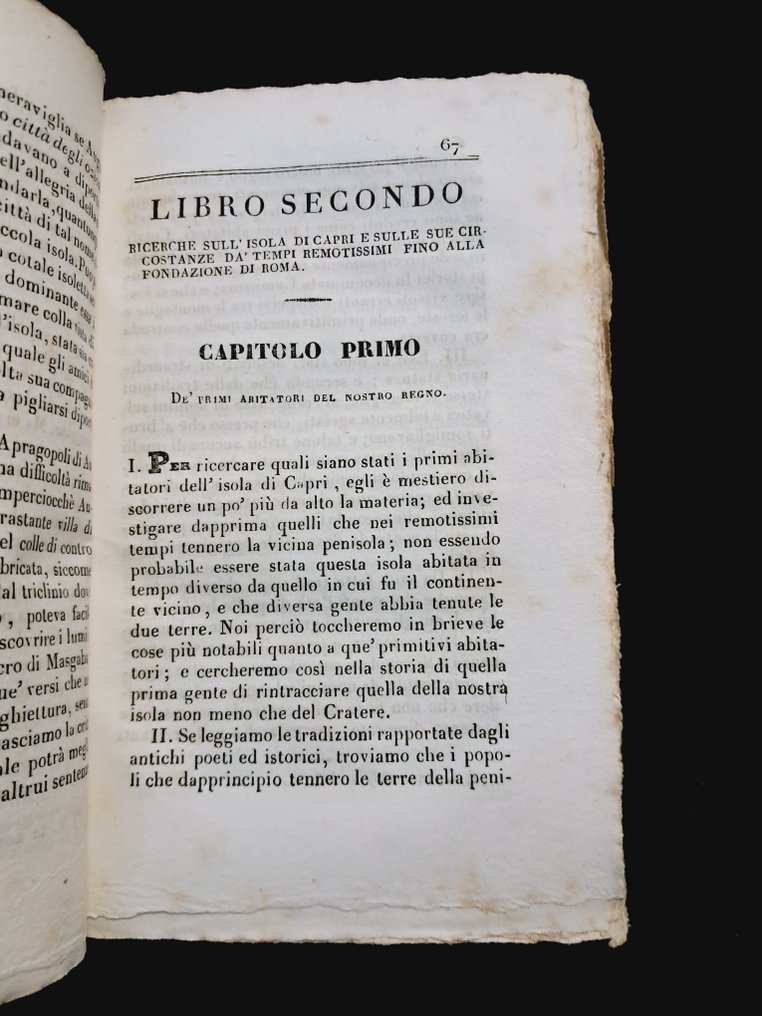 Rosario Mangoni - Ricerche storiche sull'isola di Capri - 1834 #3.2