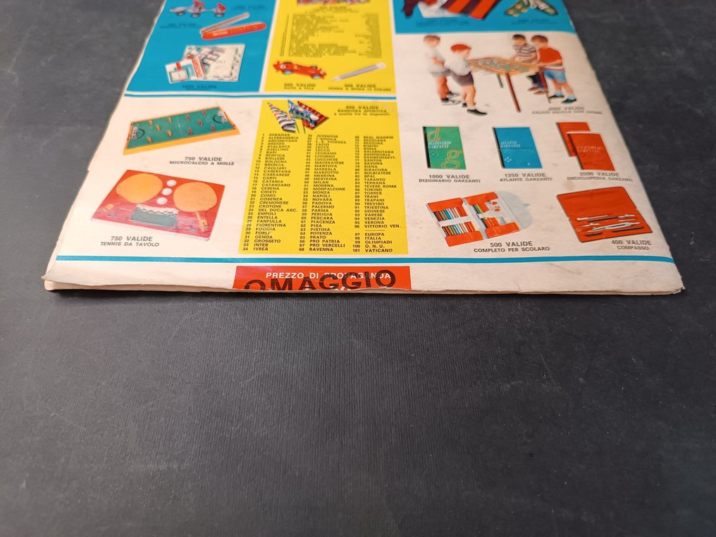 Panini copertina più cedola album 1965 panini - 1 Ημιτελές άλμπουμ - Good (GD) #4.3