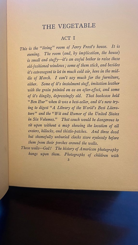 F. Scott Fitzgerald - The Vegetable - 1923 #3.2