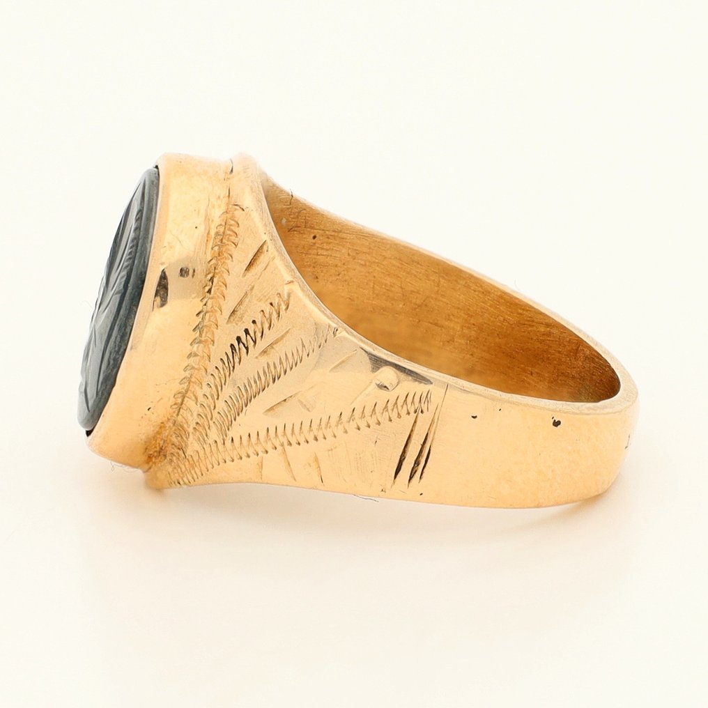 戒指 - 14 克拉 黃金 - 血液 #2.1