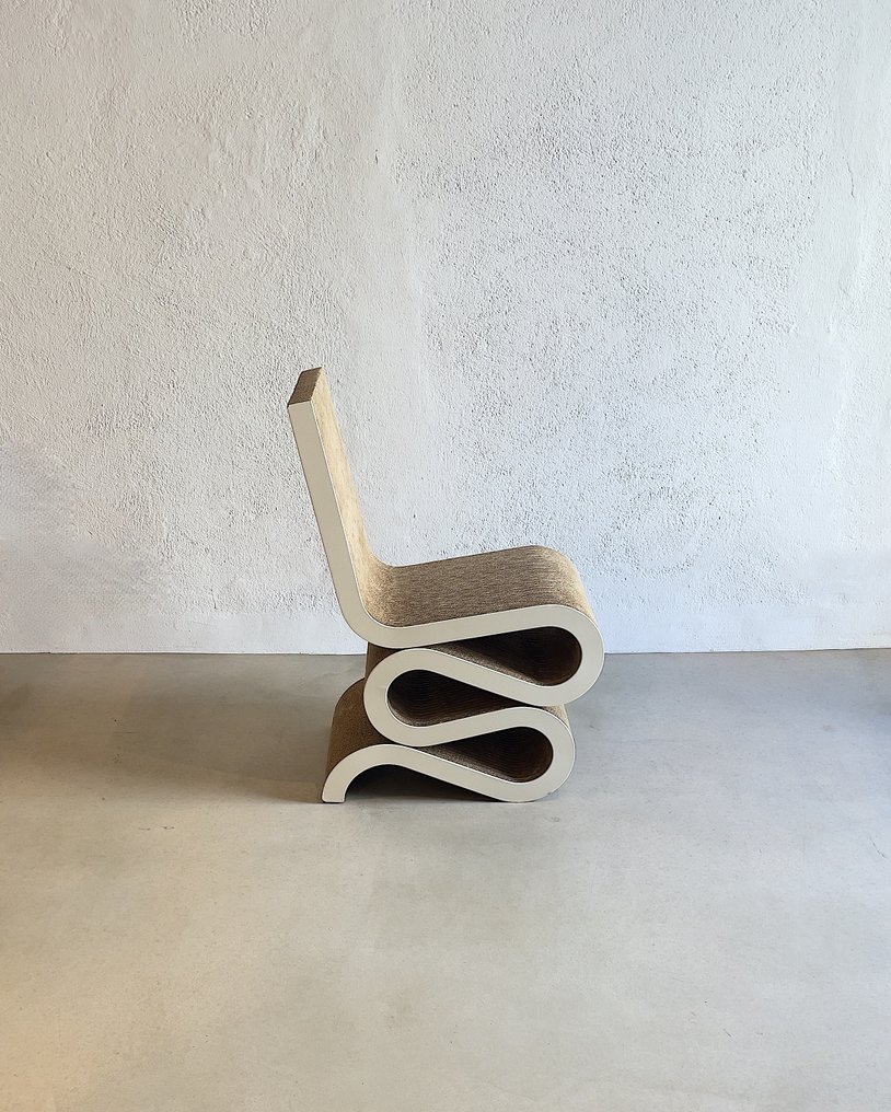 Vitra - Frank Gehry - 椅子 - Wiggle 侧椅 - 纸板 - 白色限量版 #3.2