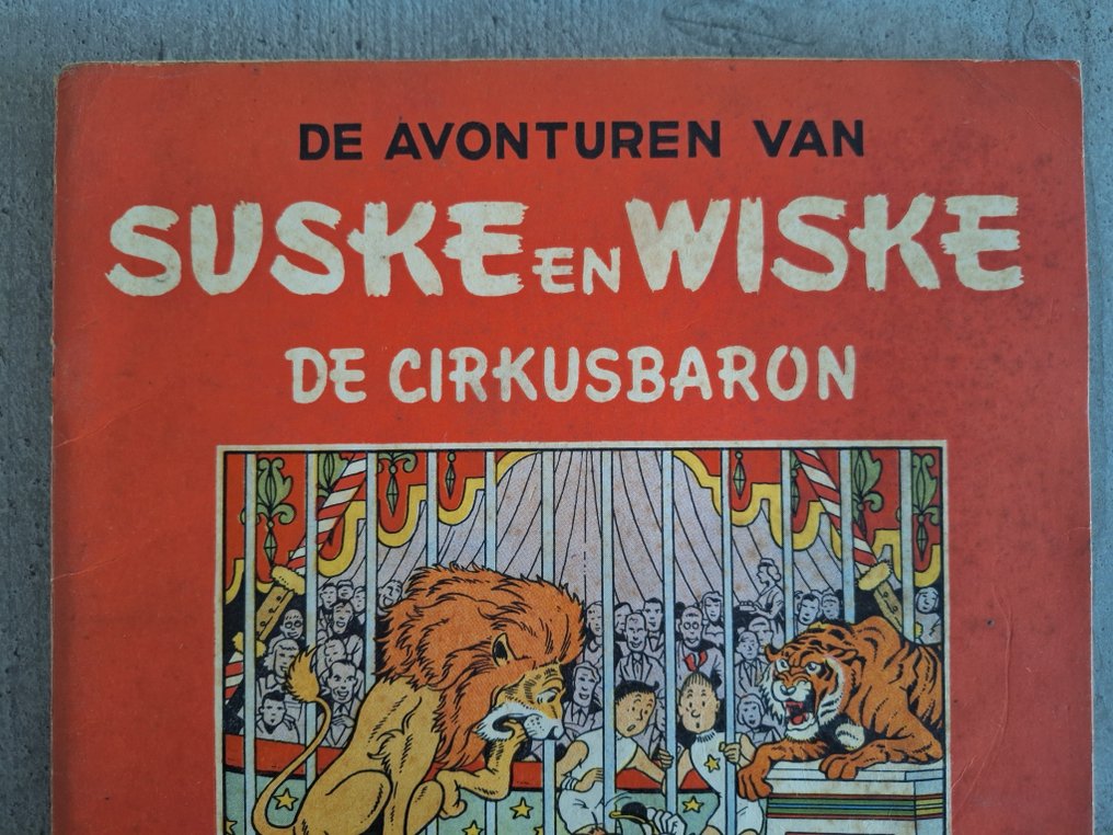 Suske en Wiske RV-21 - De Cirkusbaron - 1 Album - Ensipainos - 1954 #2.1