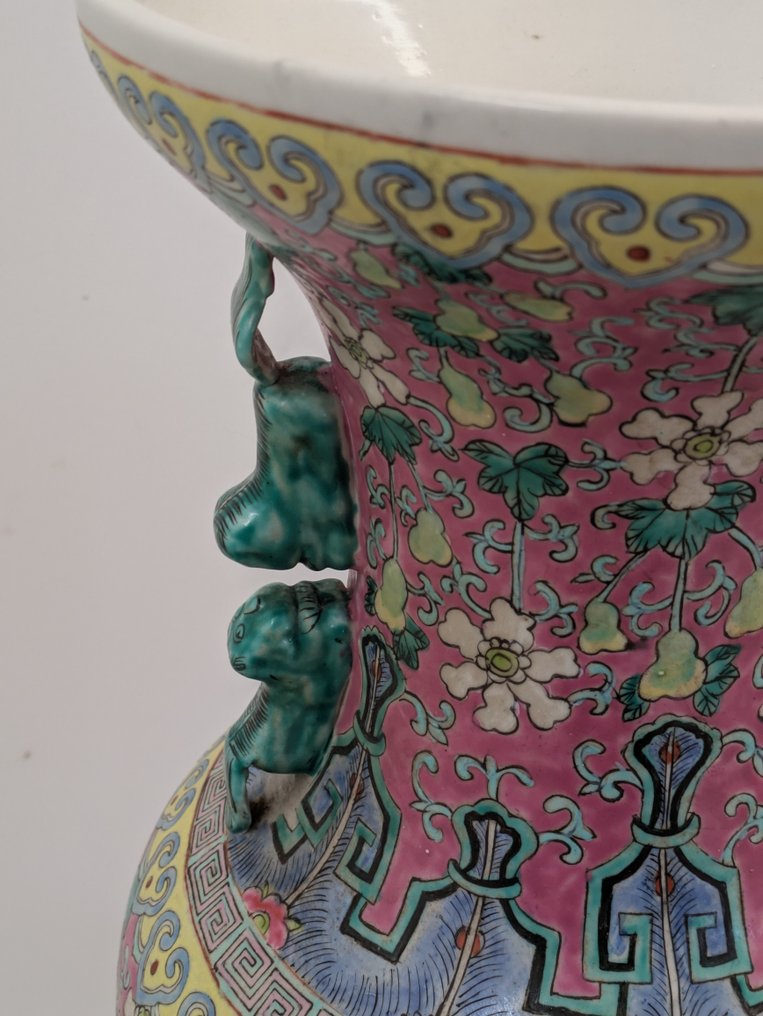 Vase - Porcelæn - Kina - Qing-dynastiet (1644-1911) #4.3