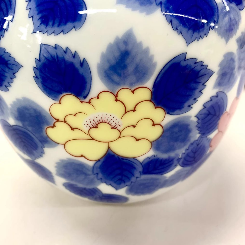 Βάζο - Κεραμικό - Ιαπωνία - Χειροποίητο βάζο με ζωγραφική (χωρίς τιμή ασφαλείας) #4.3