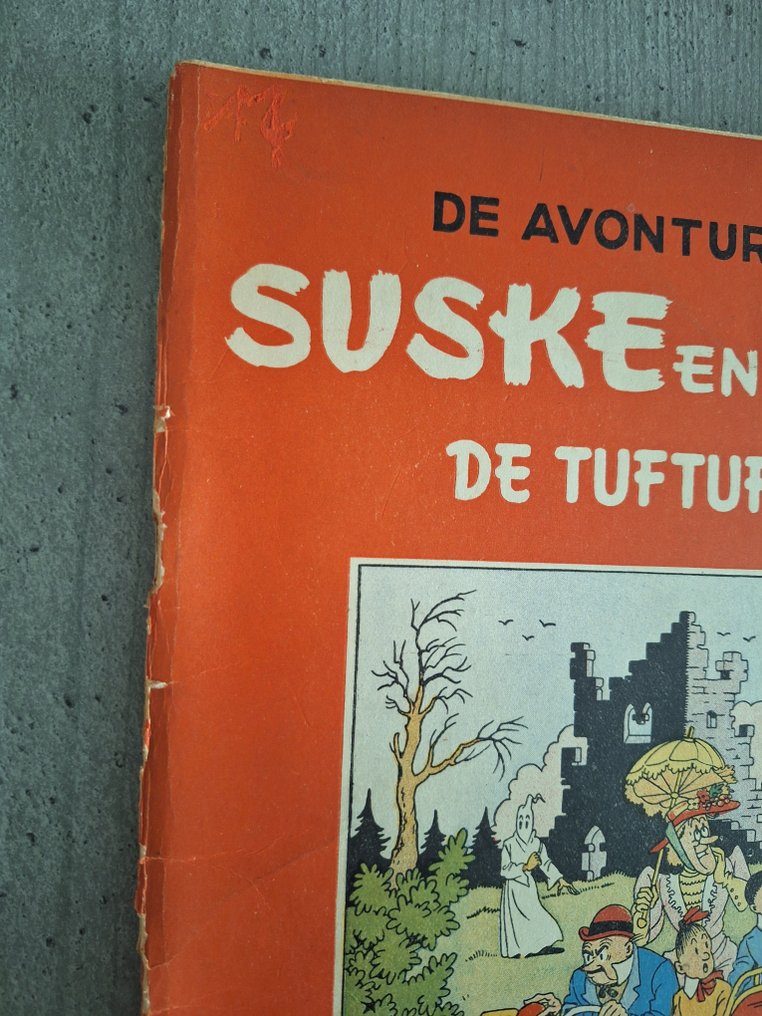 Suske en Wiske RV-14 - De Tuftuf-Club - 1 Album - Ensipainos - 1952 #1.0
