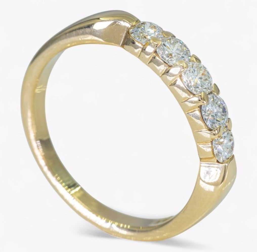 Gyűrű - 14 kt. Sárga arany - 0.50ct. tw. Gyémánt (Természetes) #2.1