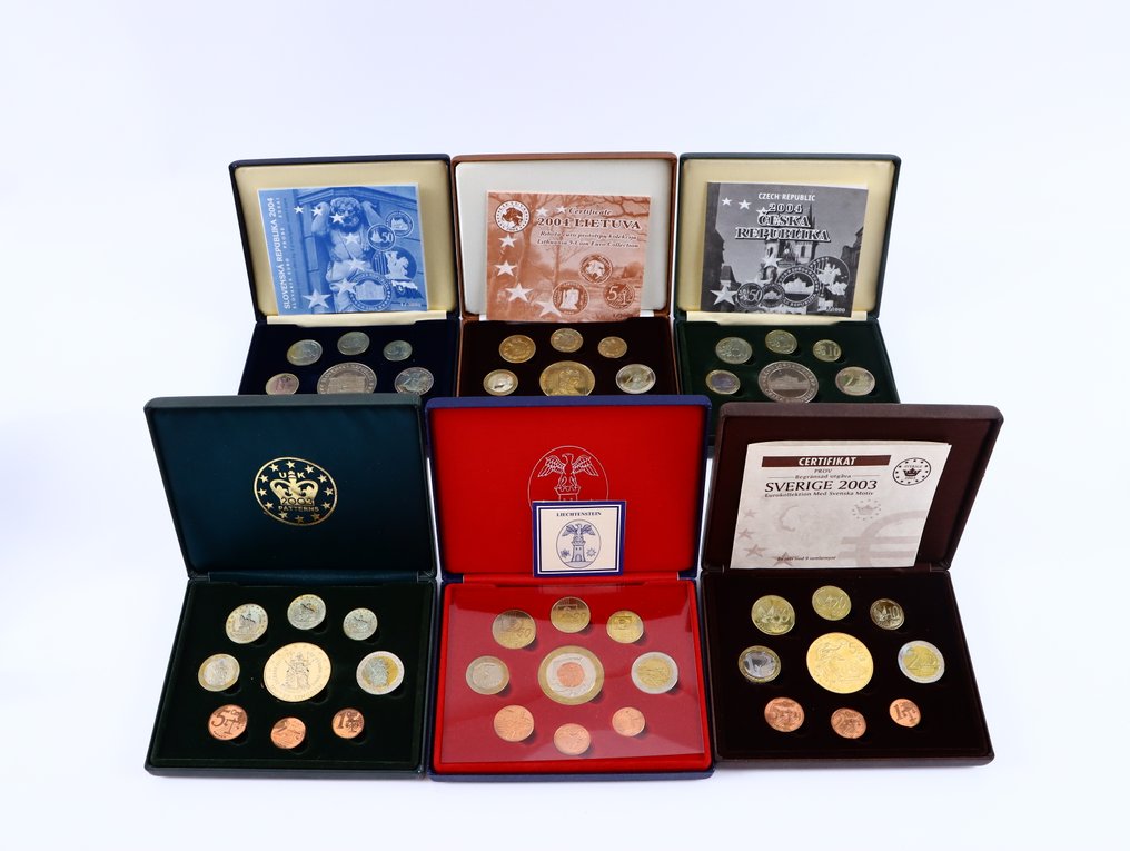 Europa. Probe Set Various Years (6 sets) (Zonder minimumprijs) #1.0