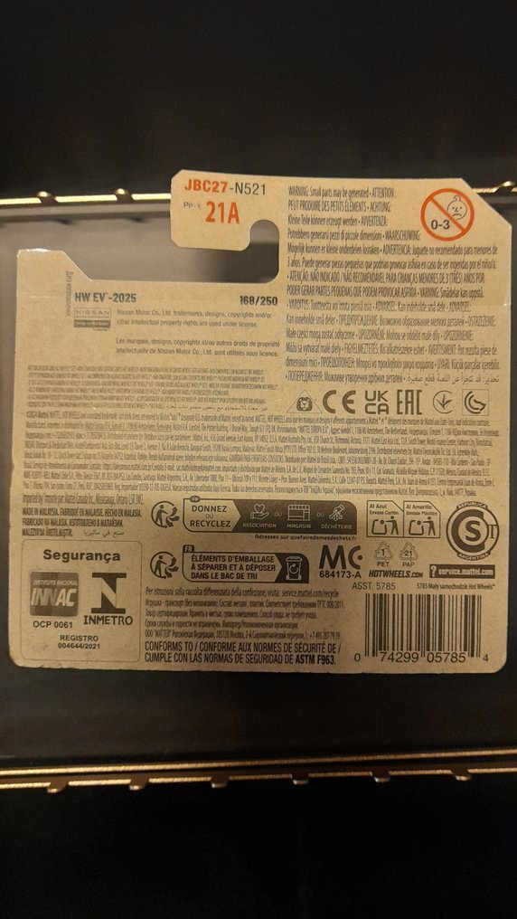 Hot Wheels 1:64 - Modelbil - Nissan Nismo Rc 02 - Ev #1.0