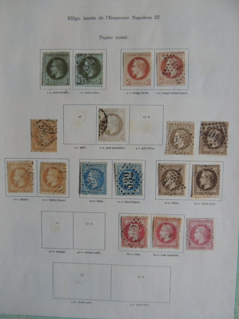 法國 1849/1970 - 提供的收藏在纸上 #2.1