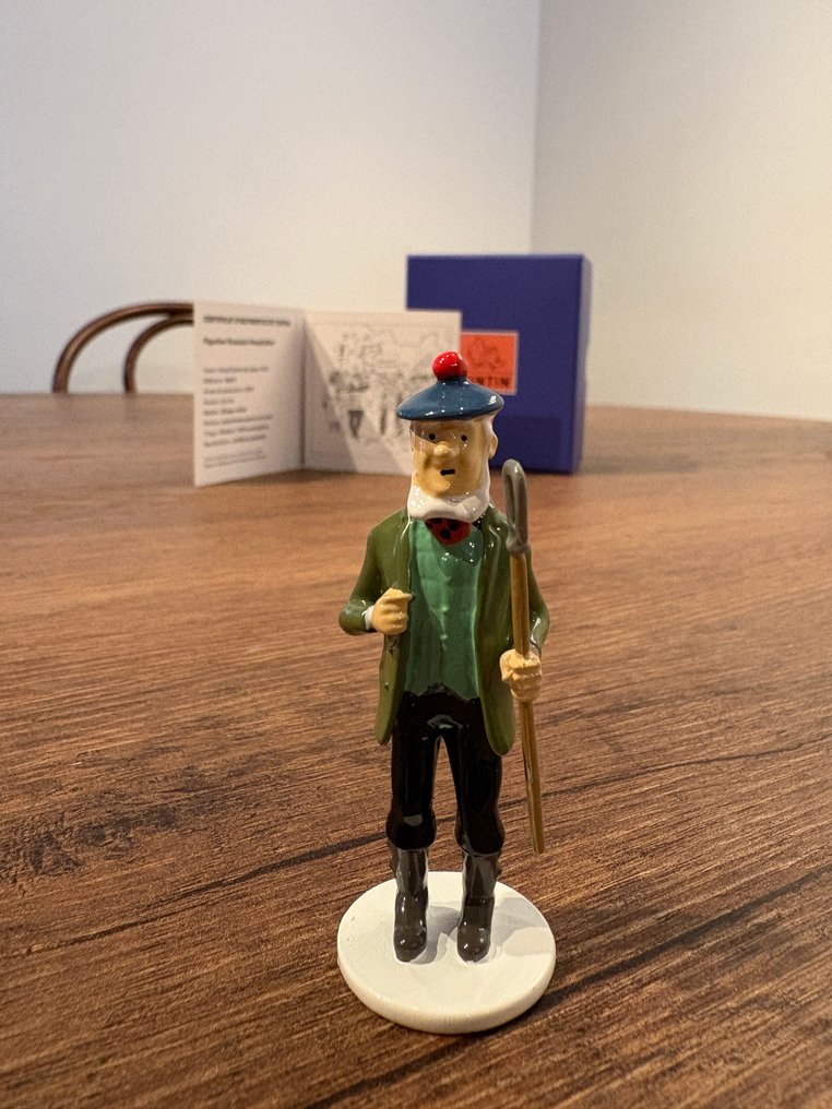 Statuetta - Collection Carte de Vœux 1972 - Moulinsart Tintin réf 46547 - Piombo #4.3