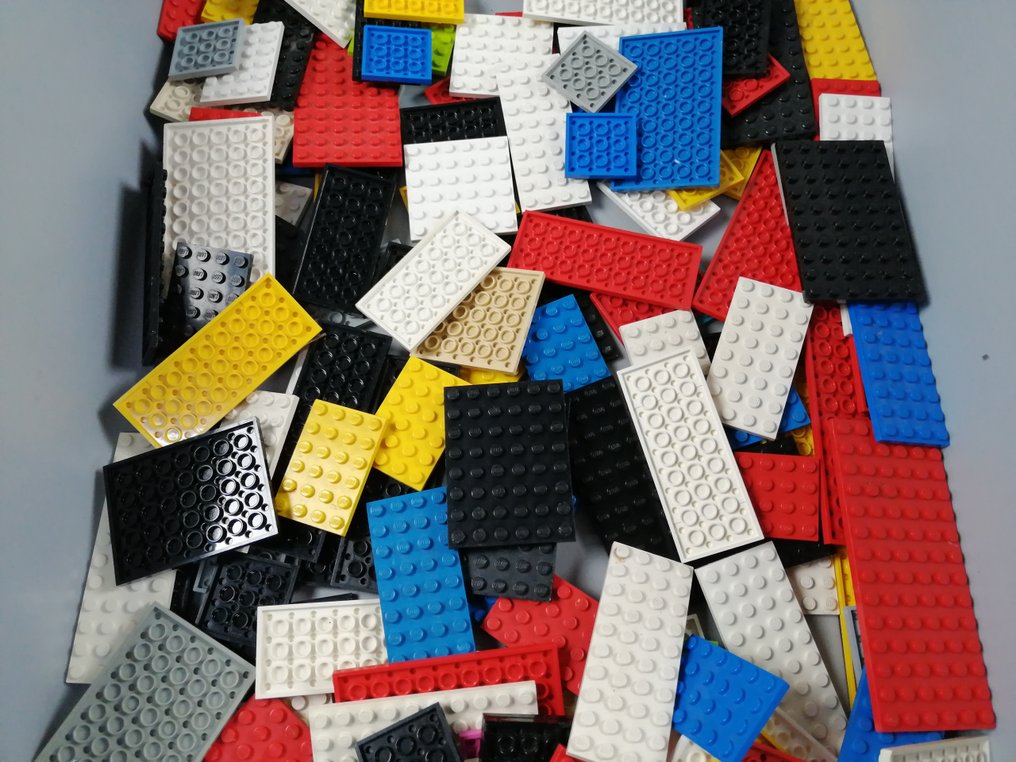 LEGO - van 500 plates 4x4 tot 6x16 - 2000-2010 #2.1