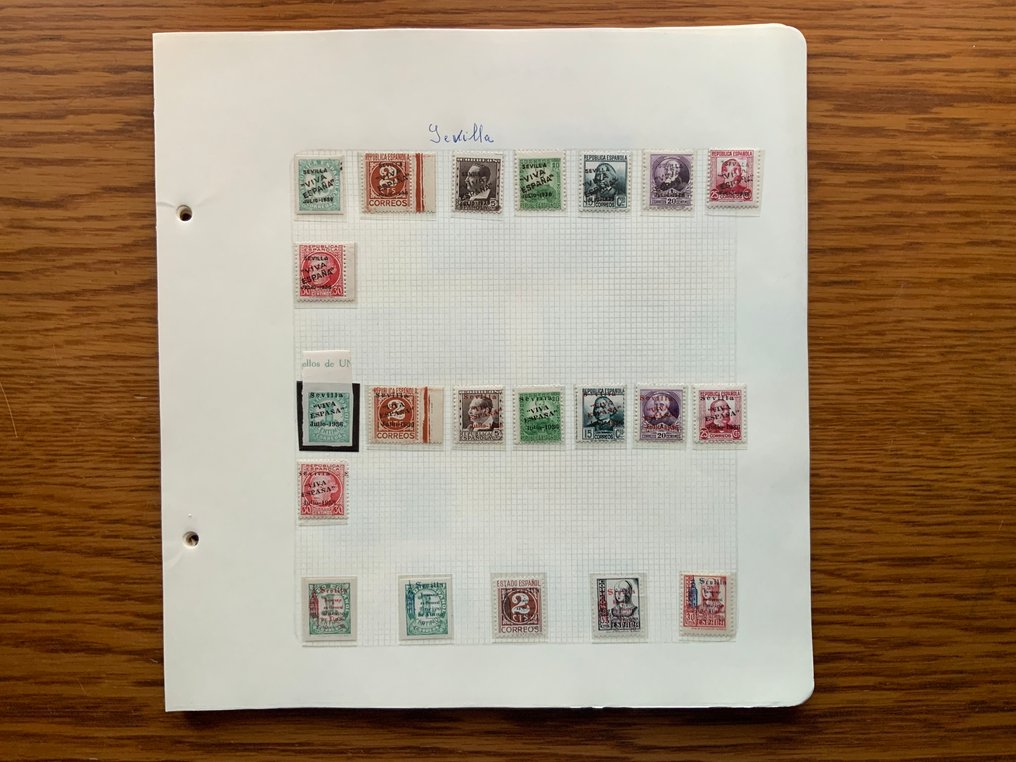 Spagna 1936/1939 - Collezione emissioni locali —guerra civile— #4.3