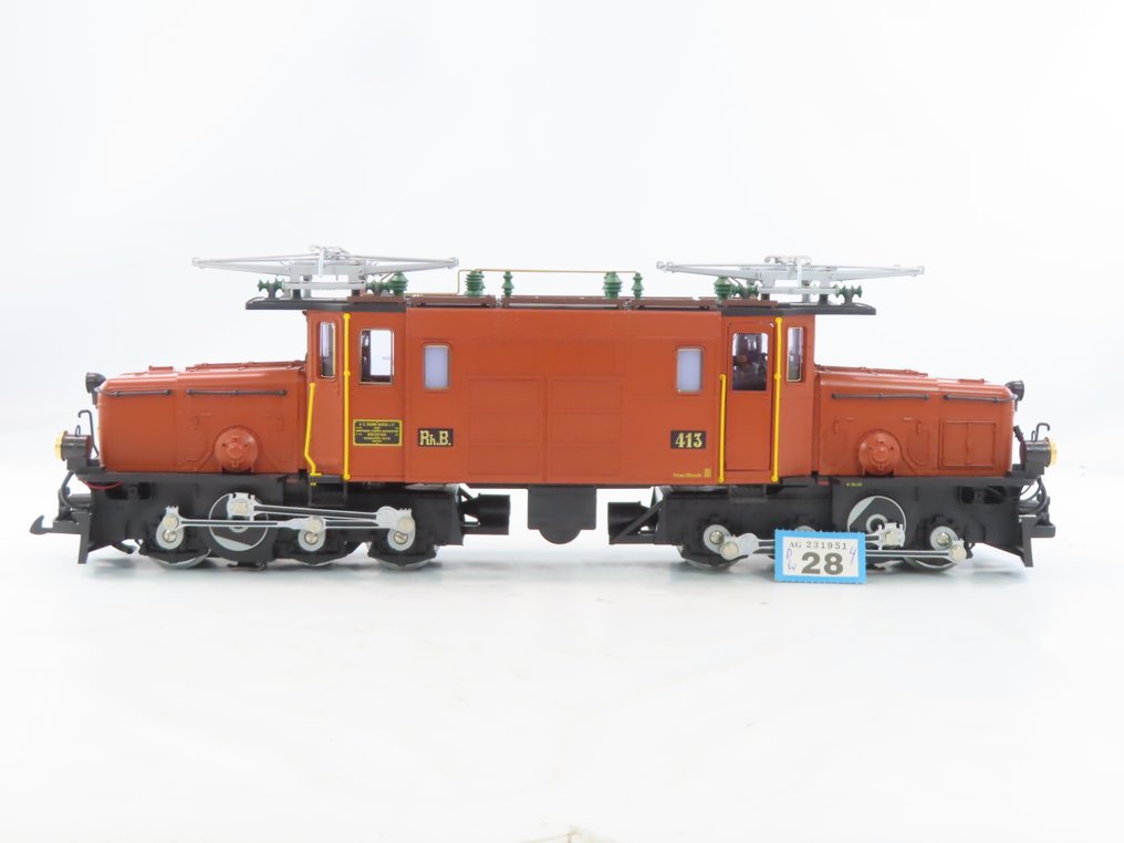 LGB G - 2040 - Locomotiva elettrica (1) - Ge 6/6 'Coccodrillo' - RhB #3.2