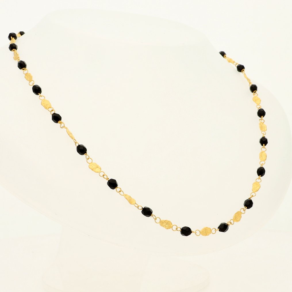 项链 - 14K包金 黄金 - Granaat #1.0