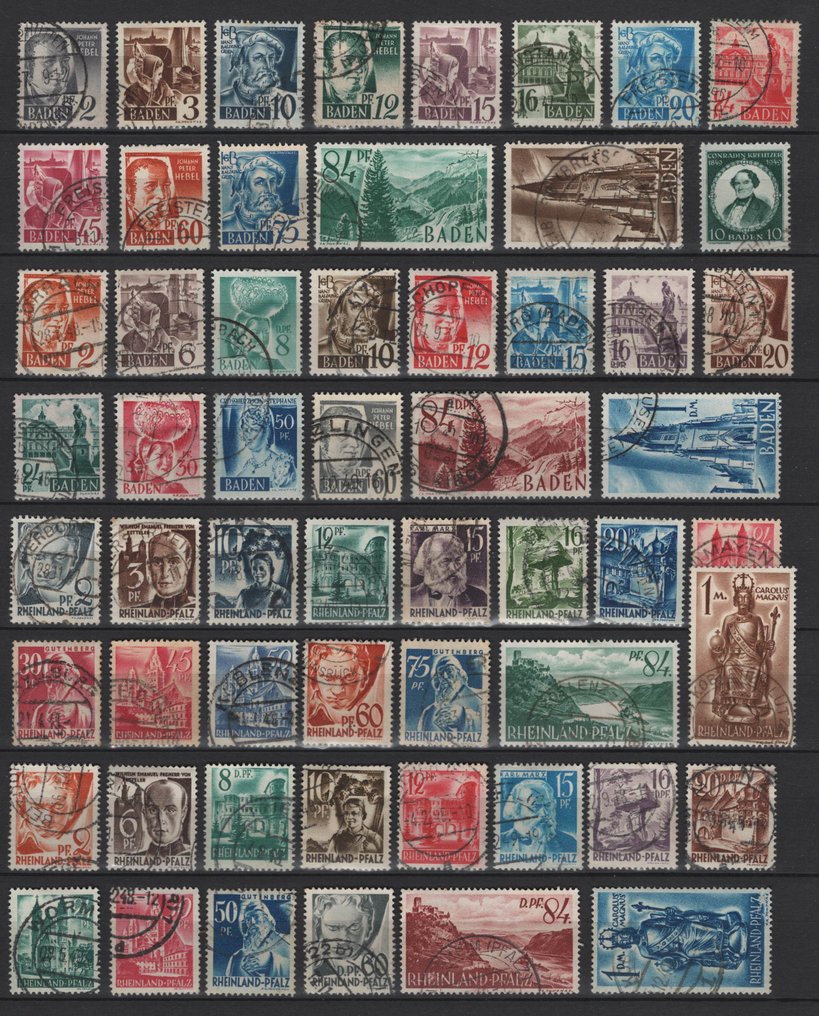 Ocupação Aliada - Alemanha 1945/1949 - Parte de várias frases das zonas ocidentais #4.3