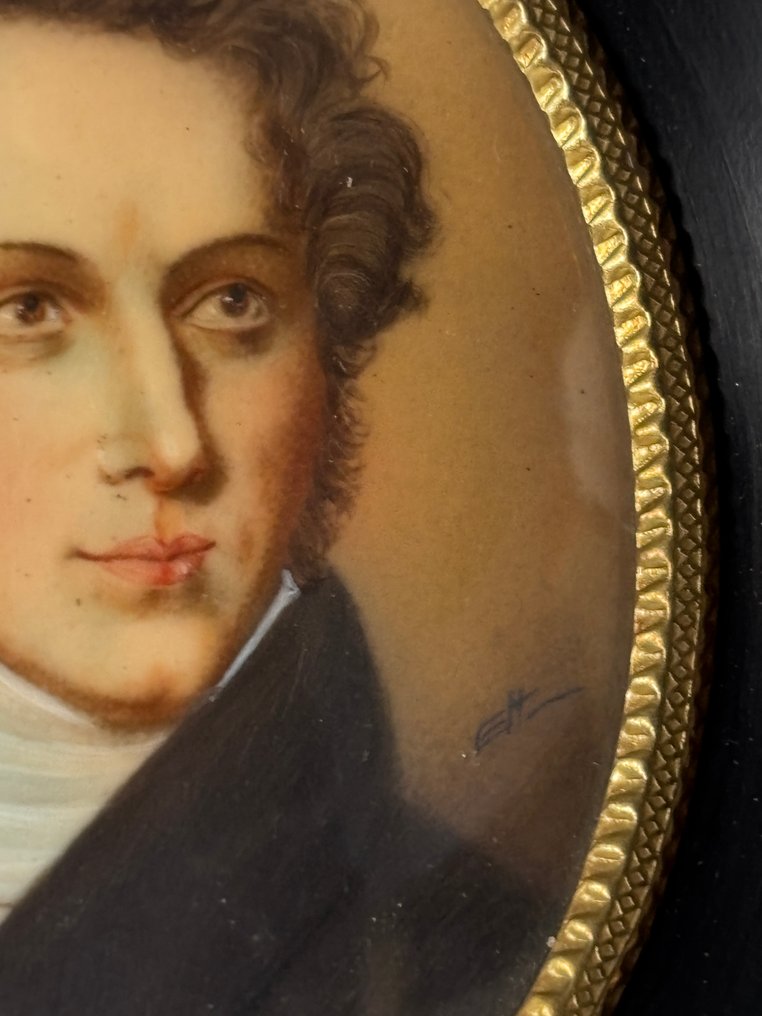 European school (XIX) - Ritratto di Vincenzo Bellini #3.2