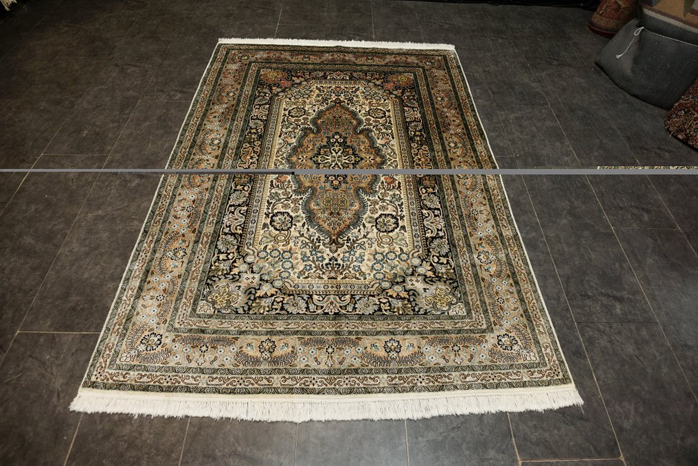 Kaschmir Seide - Tæppe - 210 cm - 155 cm - silketeppet #1.0