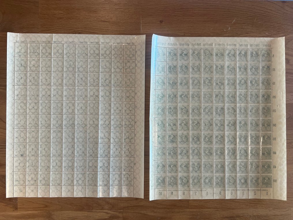 Duitse Rijk  - Deutsches Reich, 34 stuks bladen 'Inflatie' postfris ** #2.1