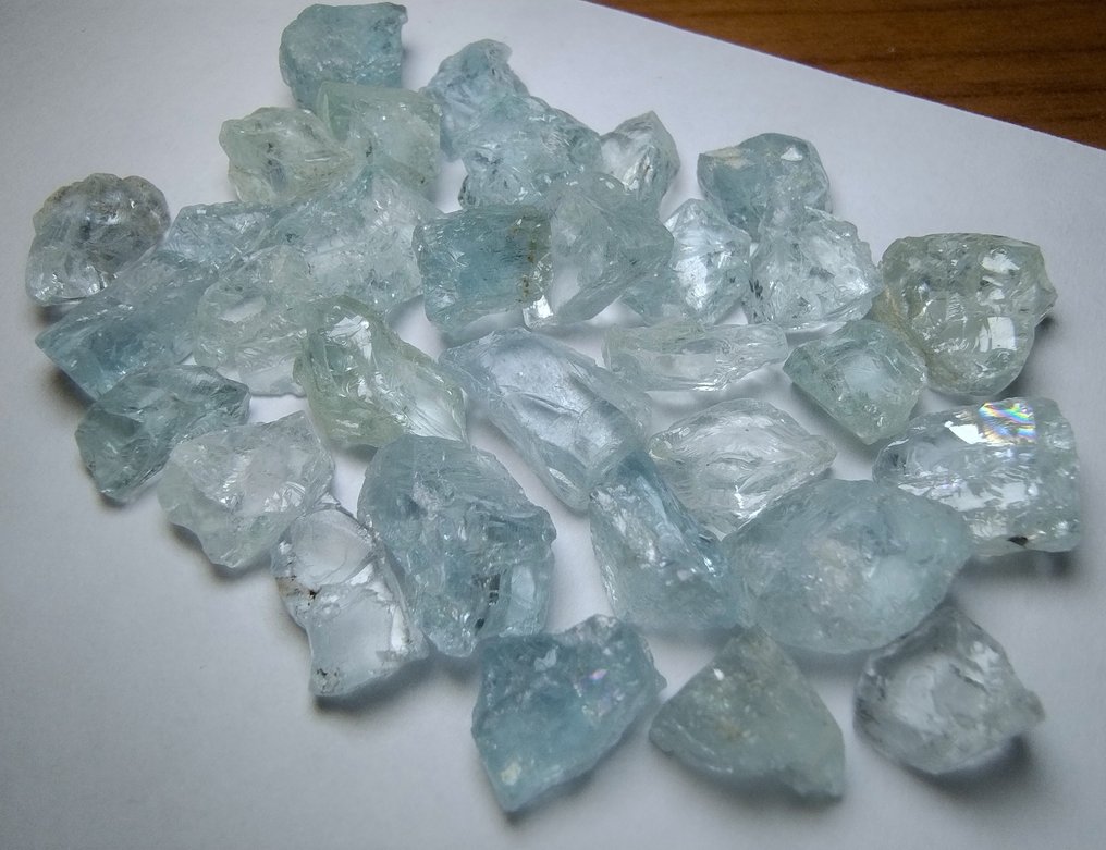 102 καράτια - Φυστικός Κρύσταλλος Ακουαμαρίνα Τραχύς- 20.4 g #1.0