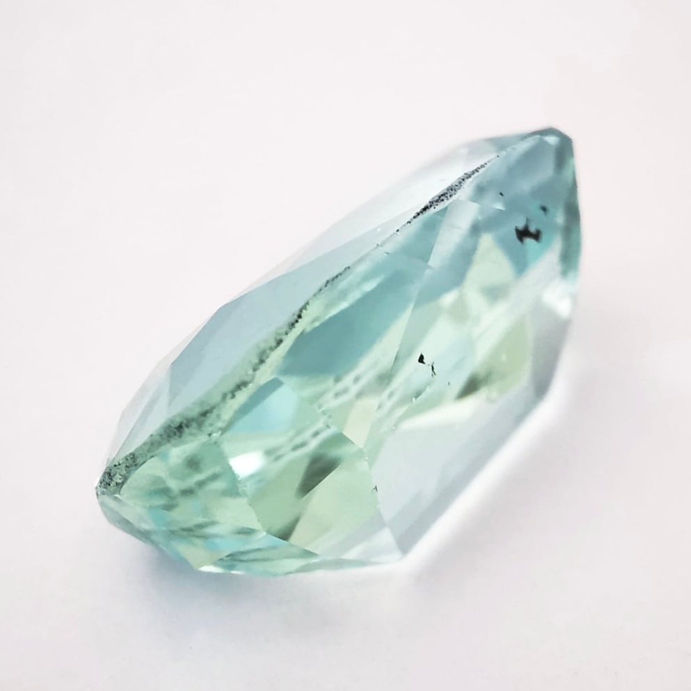 χωρίς τιμή ασφαλείας Ακουαμαρίνης - 7.20 ct - Antwerp Laboratory for Gemstone Testing (ALGT) - V. Ανοιχτό Μπλε Ακουαμαρίνα #1.0