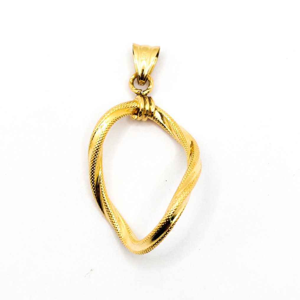 Zonder minimumprijs - Hanger - 18 karaat Geel goud #1.0