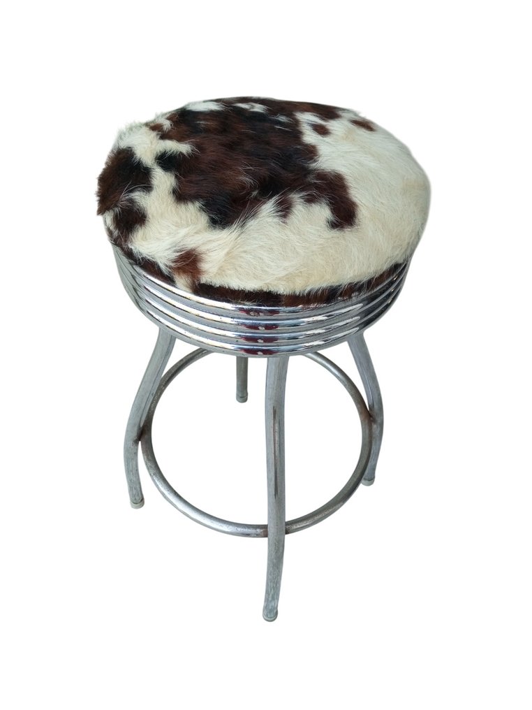 Stool - Calfskin - American style barstool #1.0