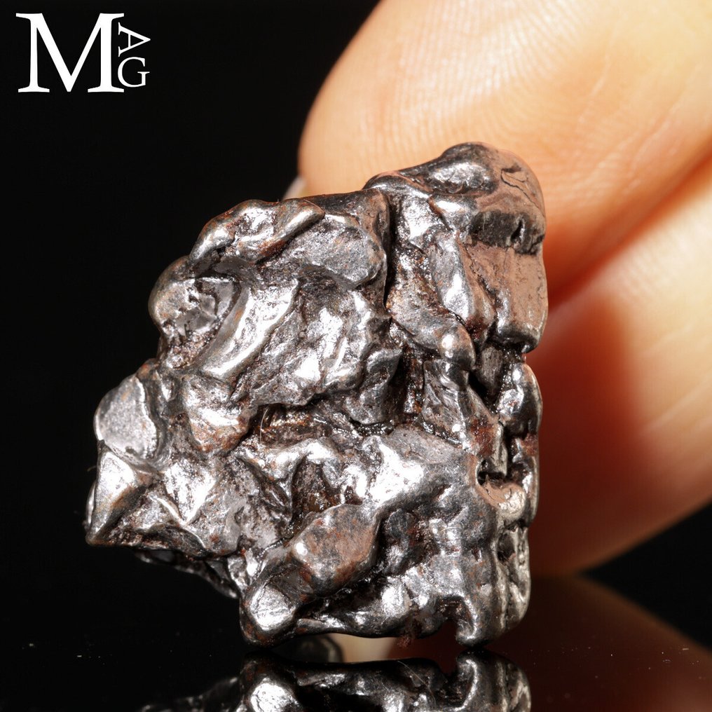 Campo del Cielo - Meteorit – Oțel de fier-nichel cu structură Widmanstätten - Înălțime: 28 mm - Lățime: 23 mm- 23 g #1.0