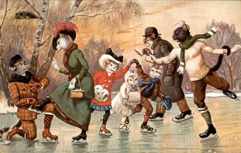 动物, 幻想, 猫 - 猫咪 - 猫 - 猫 - 明信片 (45) - 1900-1970 #1.0