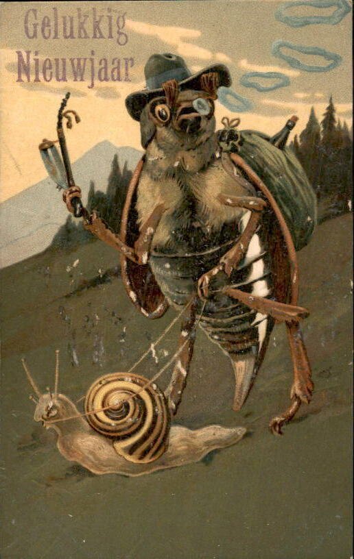 Fantasy, Πρωτοχρονιά - Καρτ-ποστάλ (135) - 1900-1960 #1.0