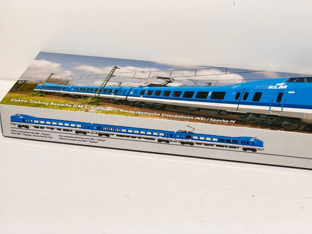 Märklin H0 - 37424 - Train unit (1) - Electric train set KLM 'Koploper.' - NS #2.1