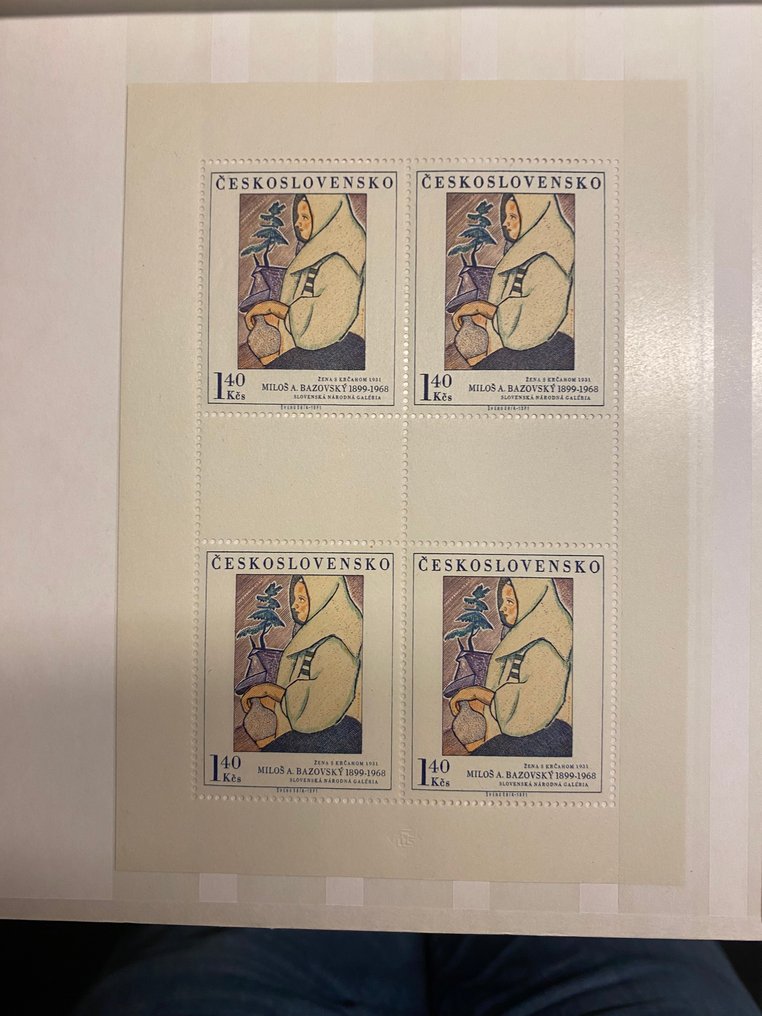 Csehszlovákia 1970/1985 - 50 friss bélyegblokk #3.2