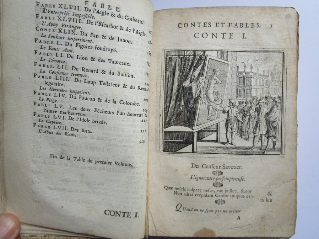 Mr. Le Noble - Contes et fables. Avec le sens moral. - 1699 #2.1