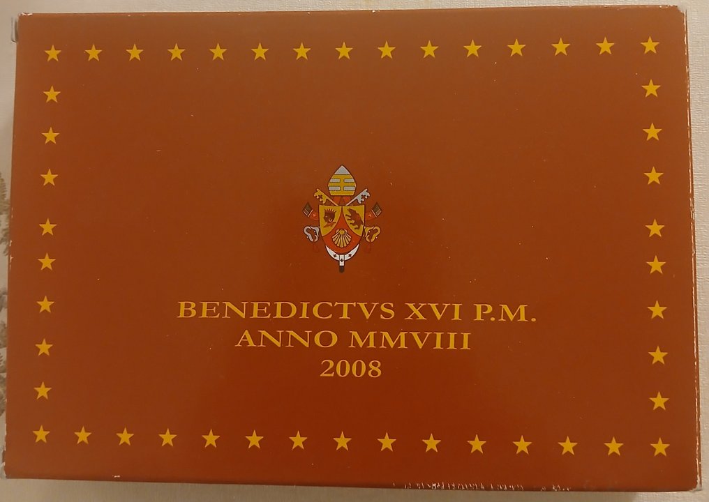 Vatikán. Proof Set 2008 (incl. medaglia in argento) (Nincs minimálár) #4.3