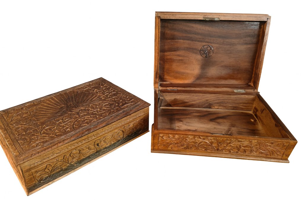 珠宝盒 (2) - 木 - 设置克什米尔箱子 #1.0