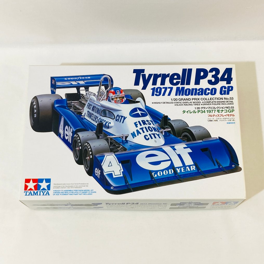Tamiya 1:20 - Kit per modellini - Tyrrell P34 1977 Monaco GP - 20053 Vintage 2002s #1.0