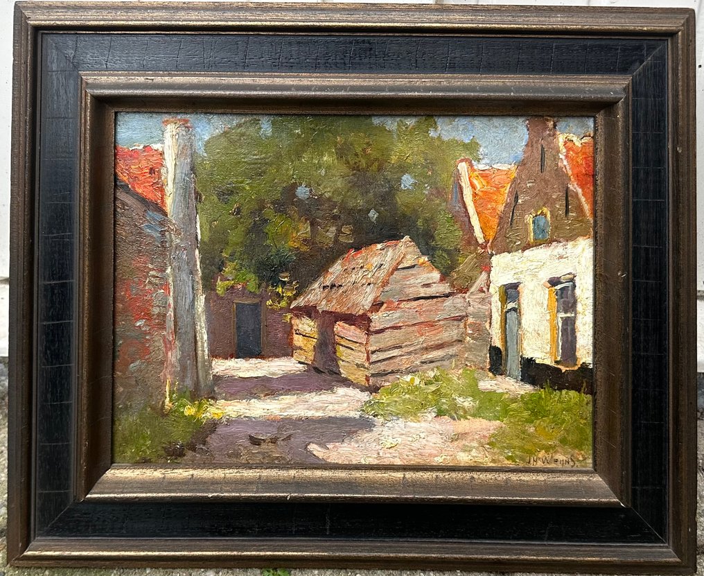 J.H Weijns (1864-1945) - Zonnige dag in Katwijk #1.0